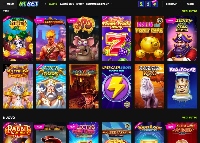 rtbet casino page